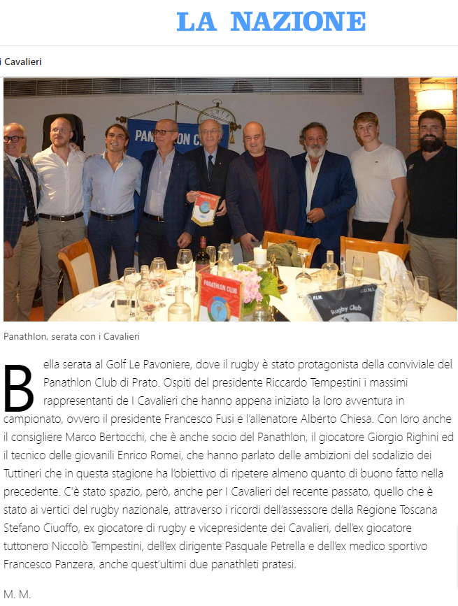 La Nazione 14.10.2023