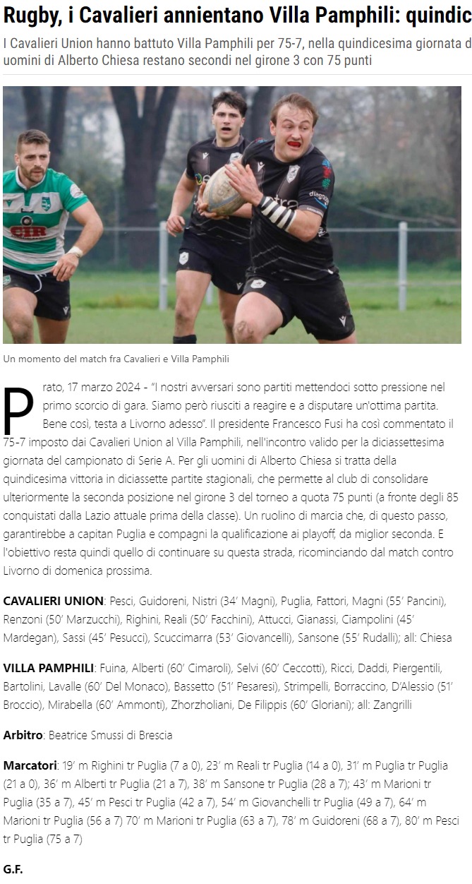 La Nazione 18.03.2024