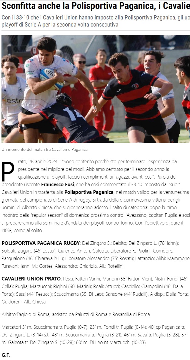 La Nazione 29.04.2024